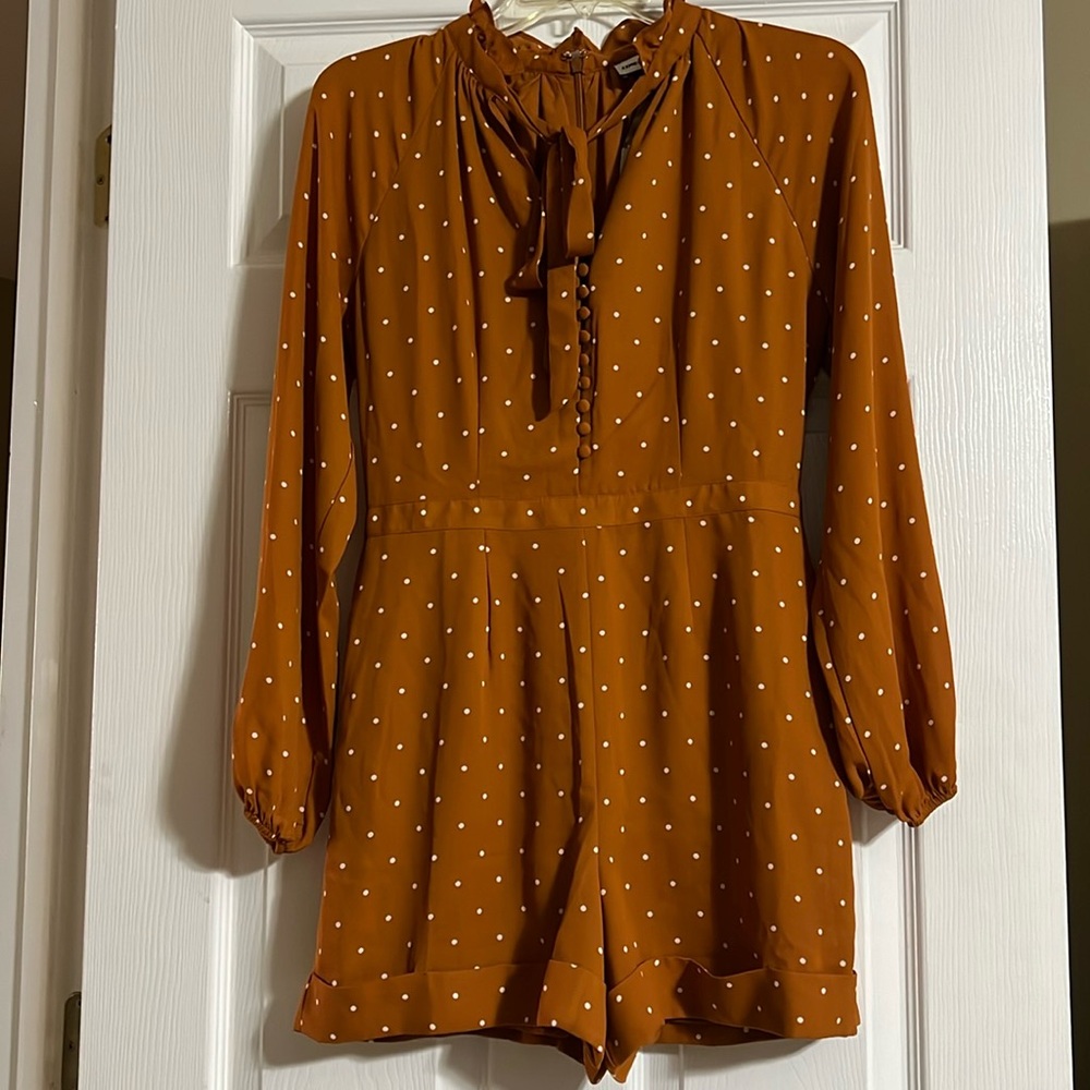 Express polka dot romper